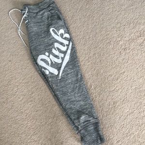 Gray PINK joggers